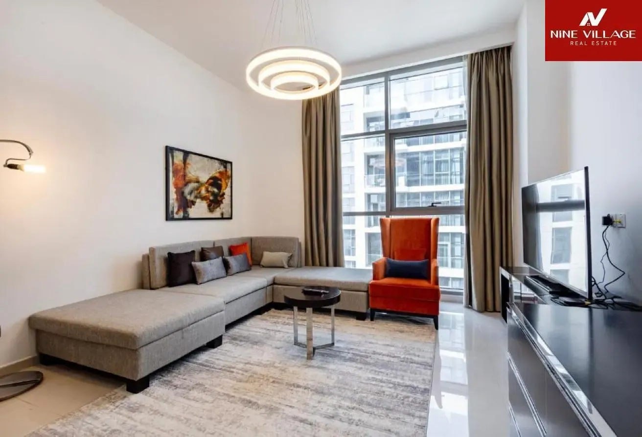Furnished 2 Bed +Maid - Golf & Pool View - Terrace
