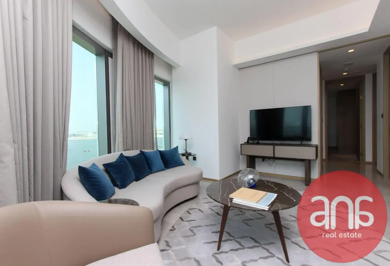 Burj and Sea View | Low Floor | Furnished