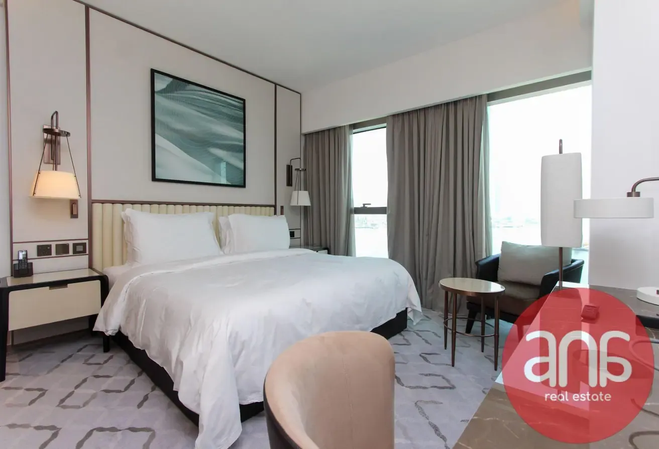 Burj and Sea View | Low Floor | Furnished