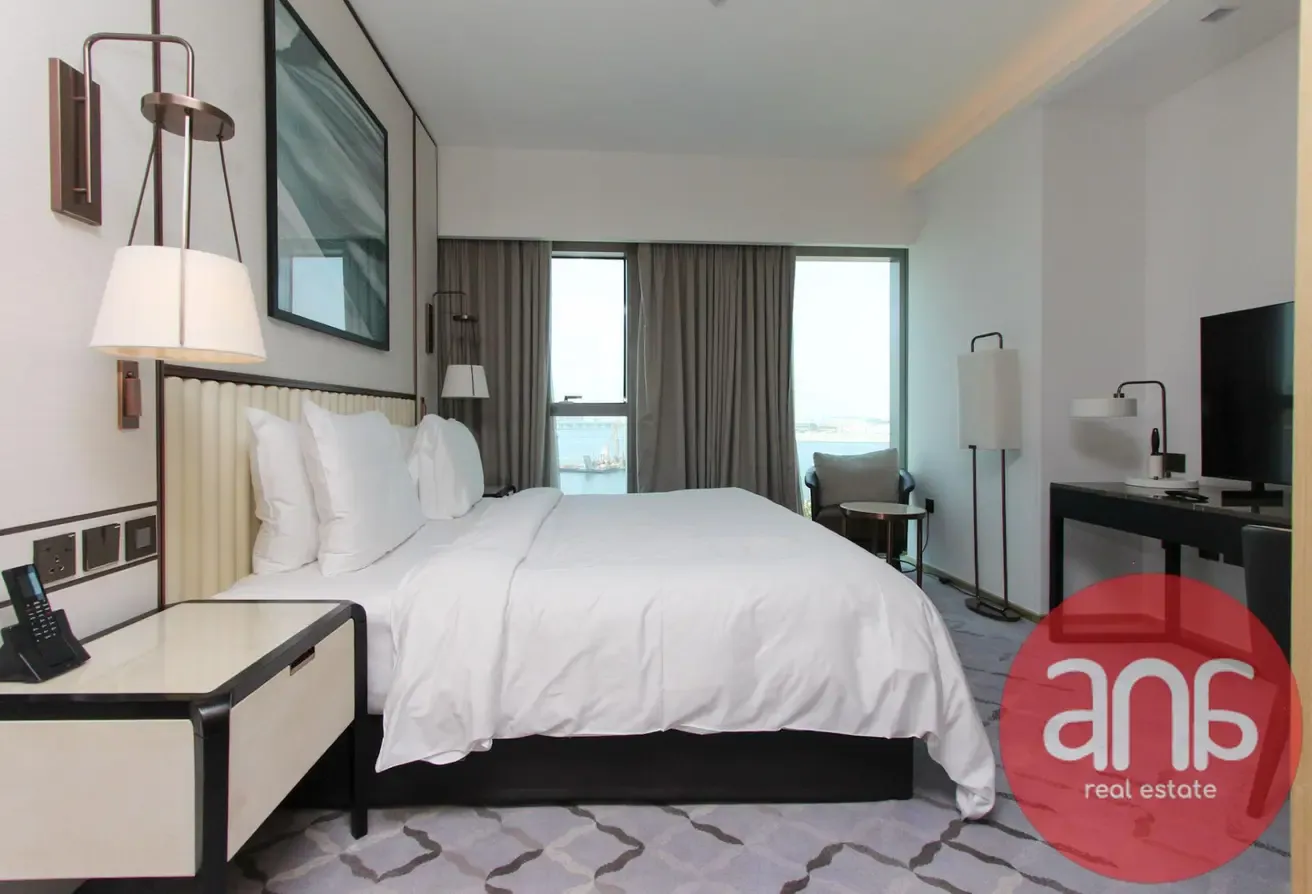 Burj and Sea View | Low Floor | Furnished