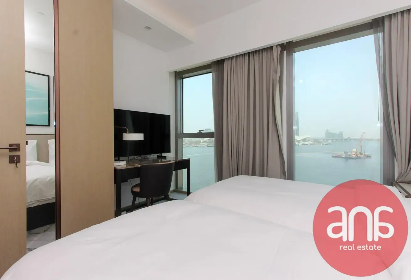 Burj and Sea View | Low Floor | Furnished