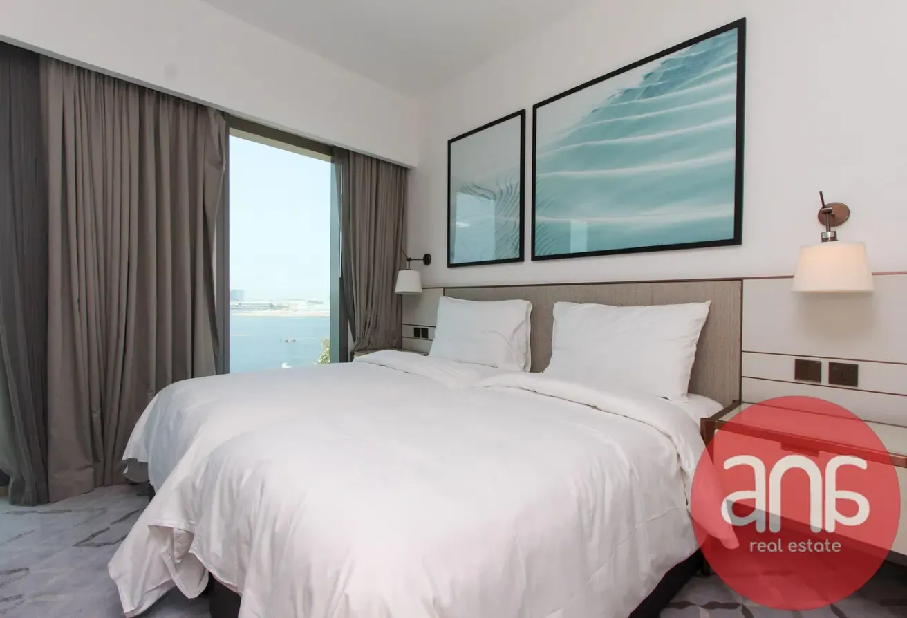 Burj and Sea View | Low Floor | Furnished