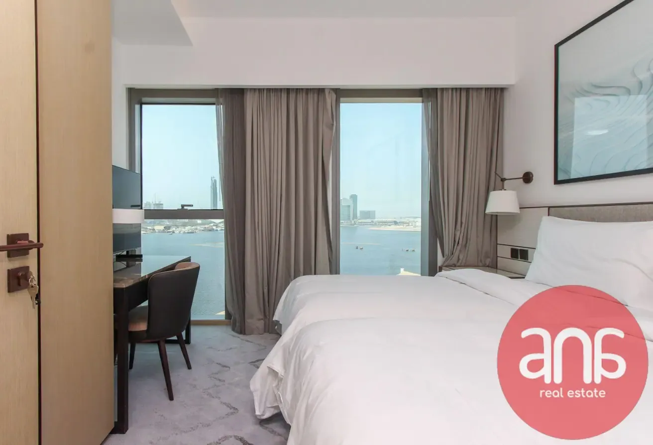 Burj and Sea View | Low Floor | Furnished