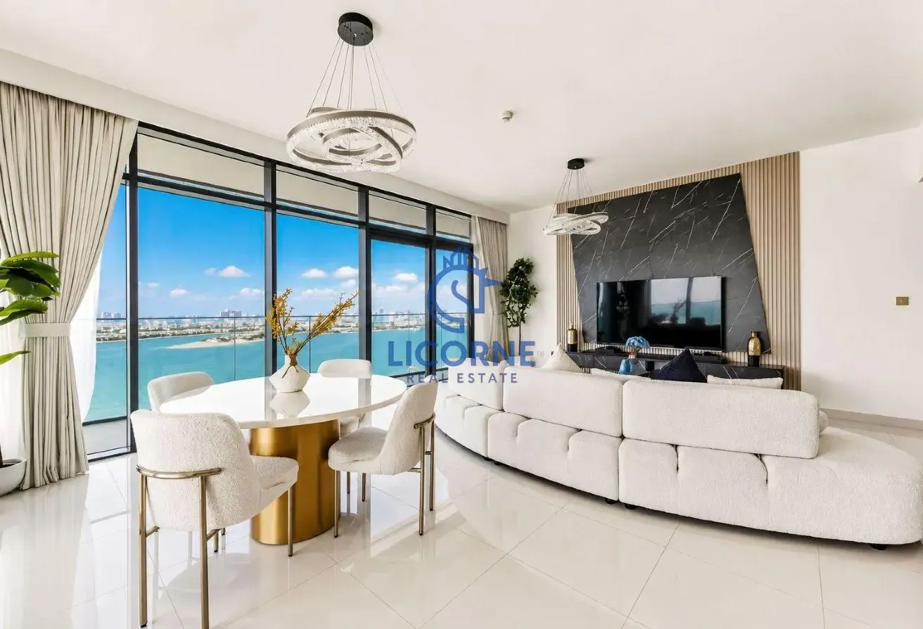 PALM SEA VIEW | FURNISHED | HIGH FLOOR