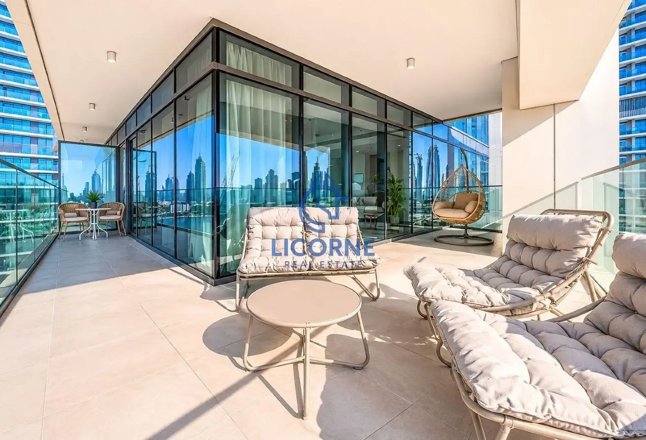 PALM SEA VIEW | FURNISHED | HIGH FLOOR