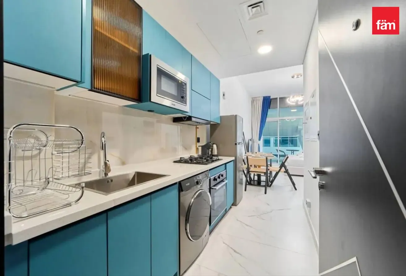 Bright Furnished Studio | Scenic Pool View