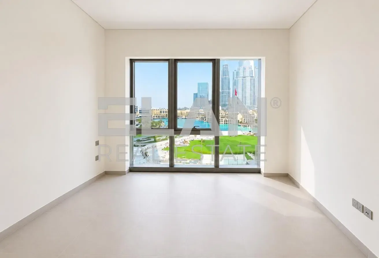 Unfurnished | Burj and Fountain Views | Bright