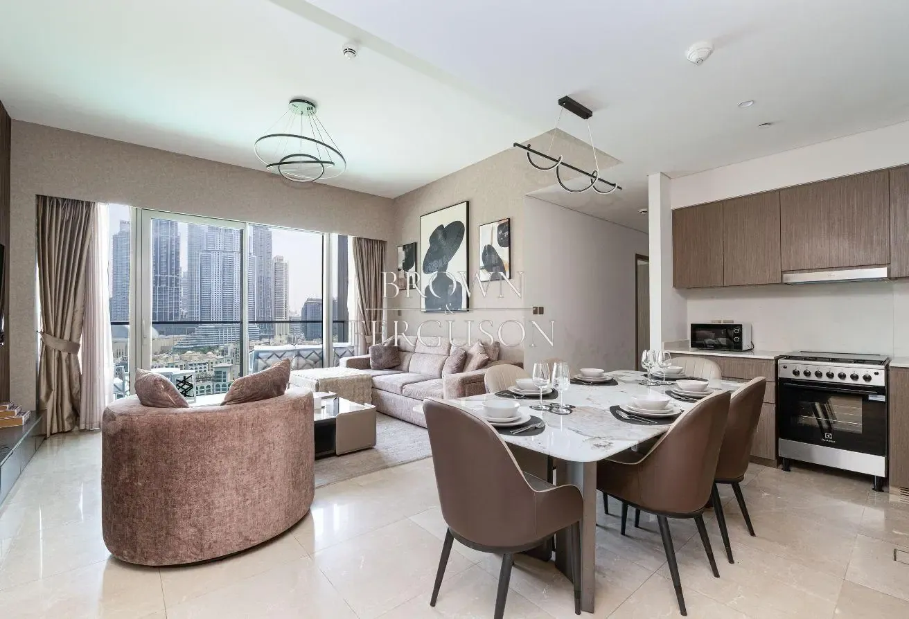 Full Burj and Fountain View | Furnished