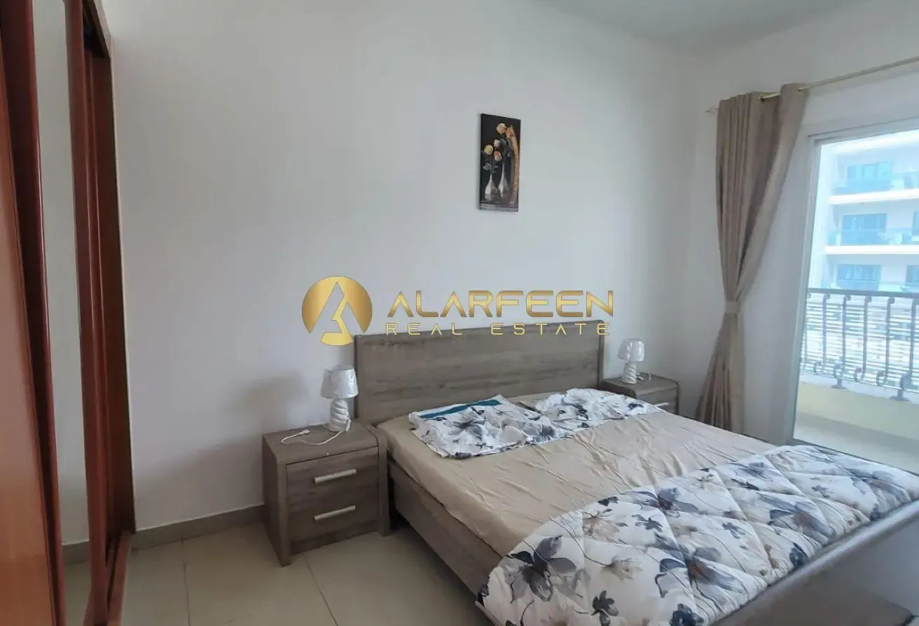 Furnished 1BR Apartment | Axis 2 | Balcony & City