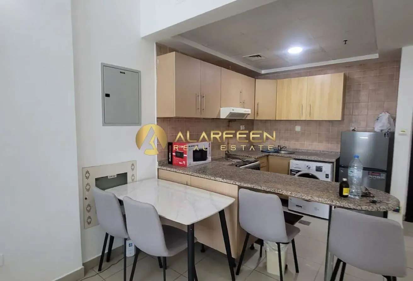 Furnished 1BR Apartment | Axis 2 | Balcony & City