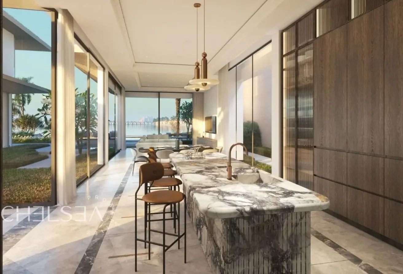 PALM AND OCEAN-SUNSET | SKYLINE VIEWS | EXCLUSIVE