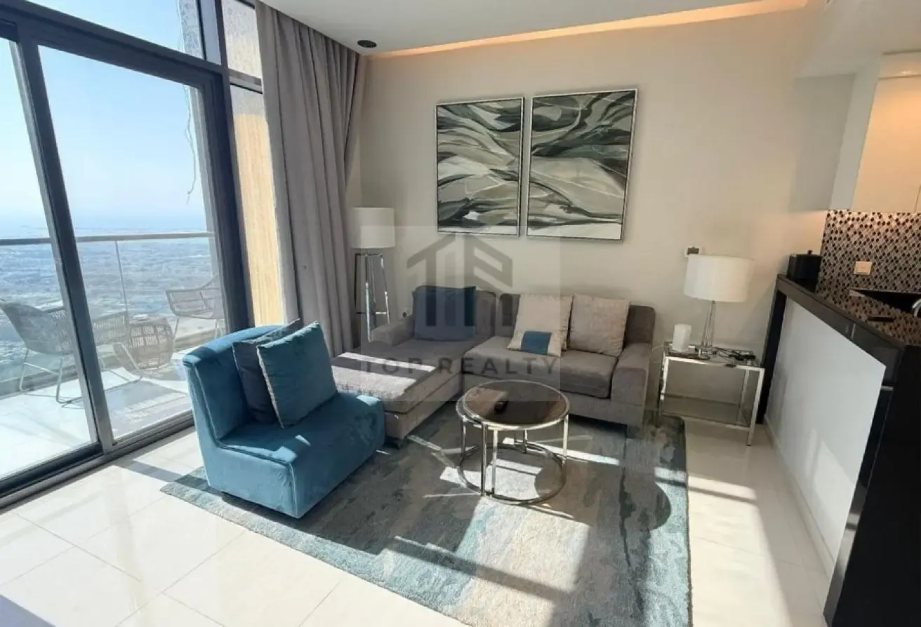 High Floor Fully Furnished 2BR with Sea View