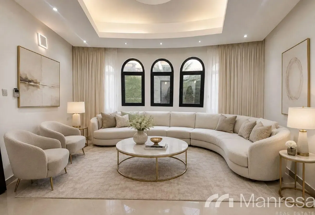 8 BR Lake View Emirates Hills Villa with Porsche