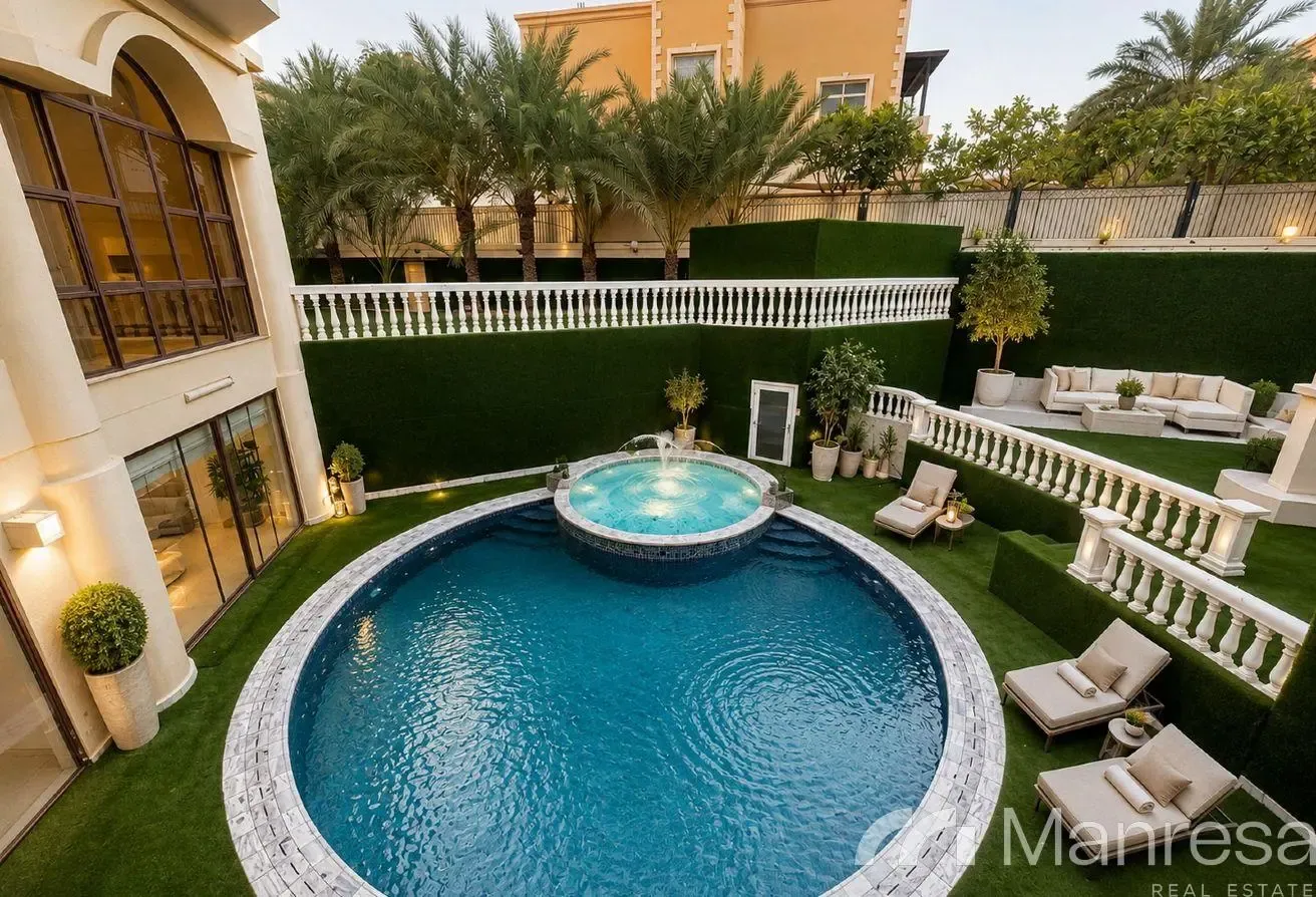 8 BR Lake View Emirates Hills Villa with Porsche