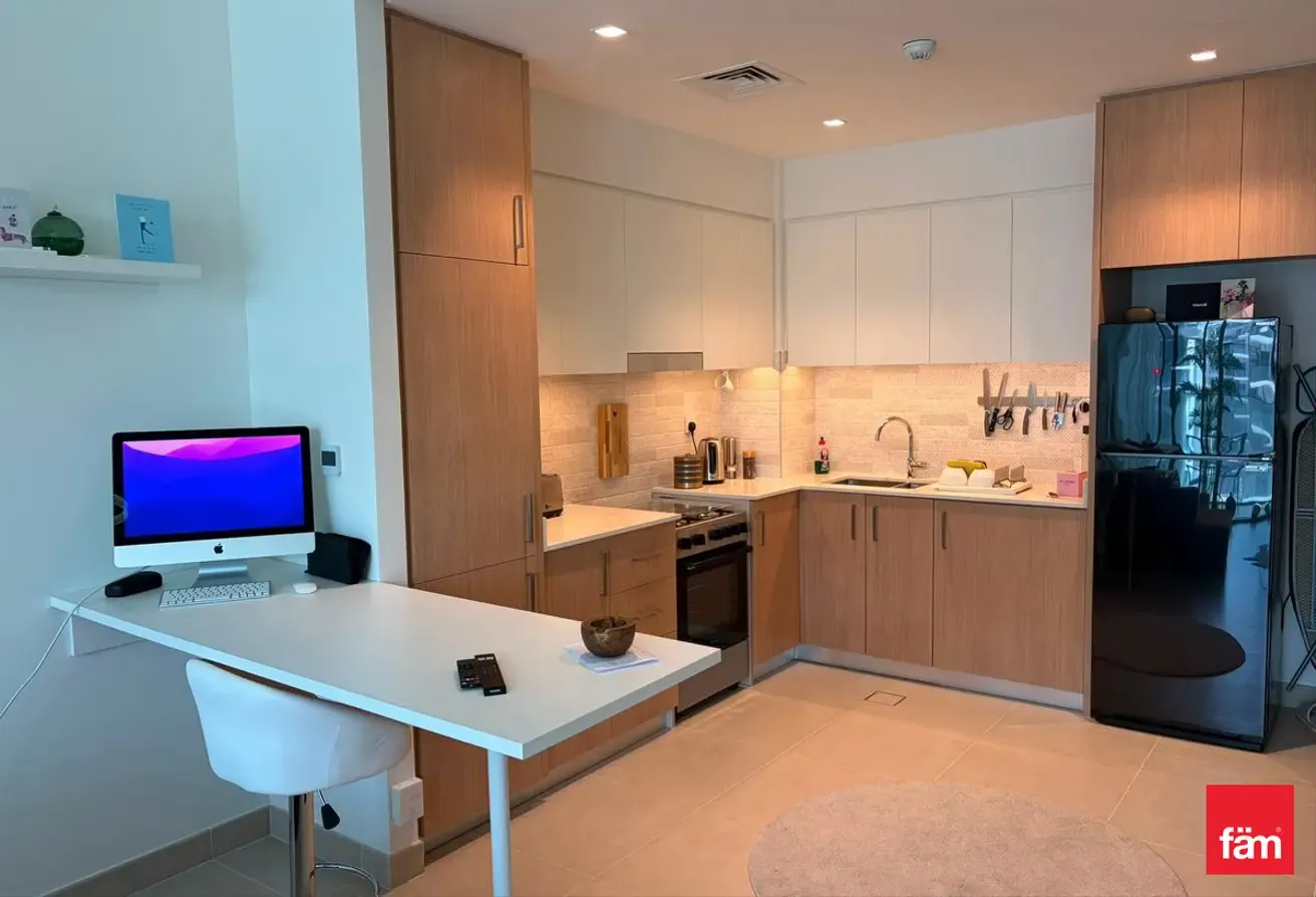 Burj And Canal Pool View  | Semi Furnished | Ready