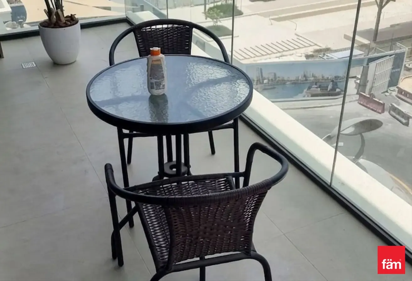 Burj And Canal Pool View  | Semi Furnished | Ready