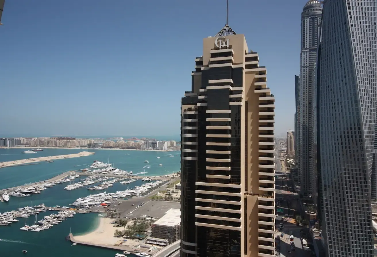Modern Studio | High Floor | Sea and Marina View