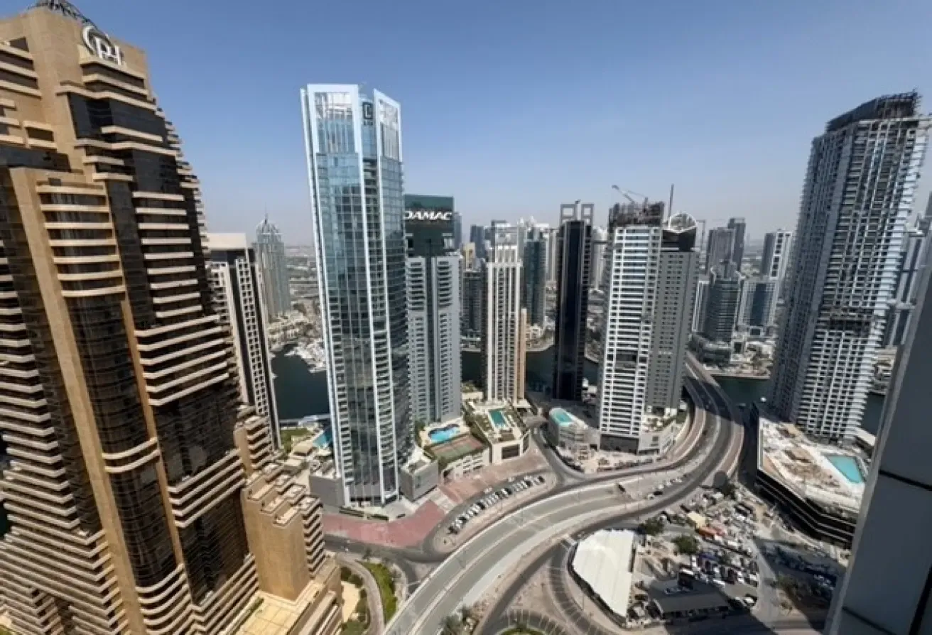 Modern Studio | High Floor | Sea and Marina View