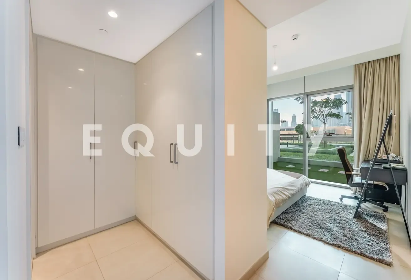 Rare Garden Unit | Burj Khalifa Views | Vacant