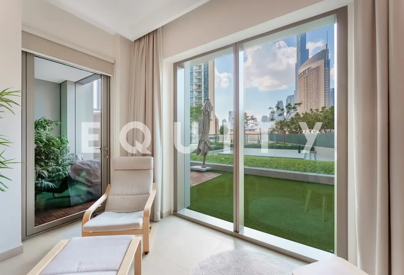 Rare Garden Unit | Burj Khalifa Views | Vacant