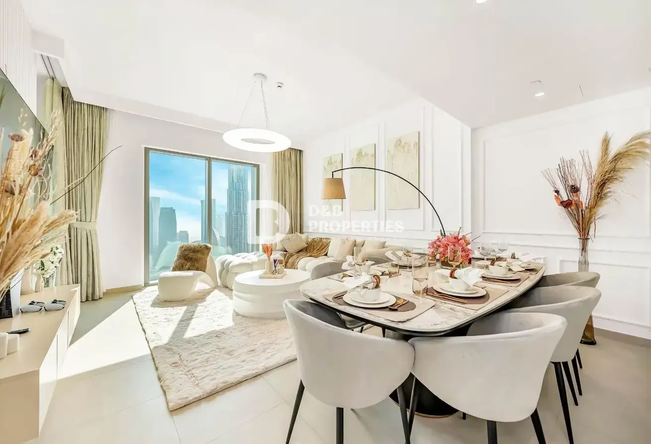 High FLR | Burj and Fountain View | Furnished