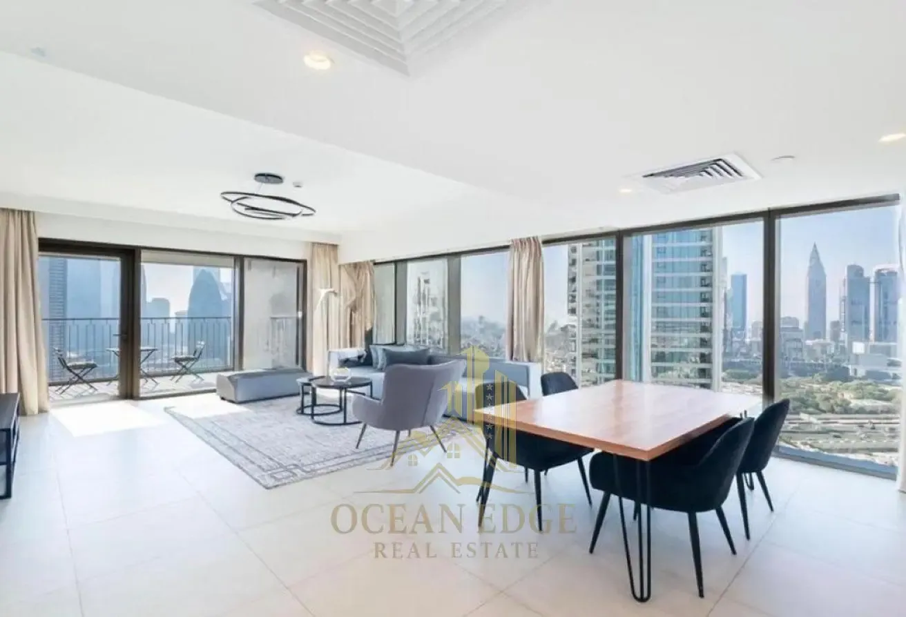 Luxury Furnished | Burj Khalifa View | Corner Unit