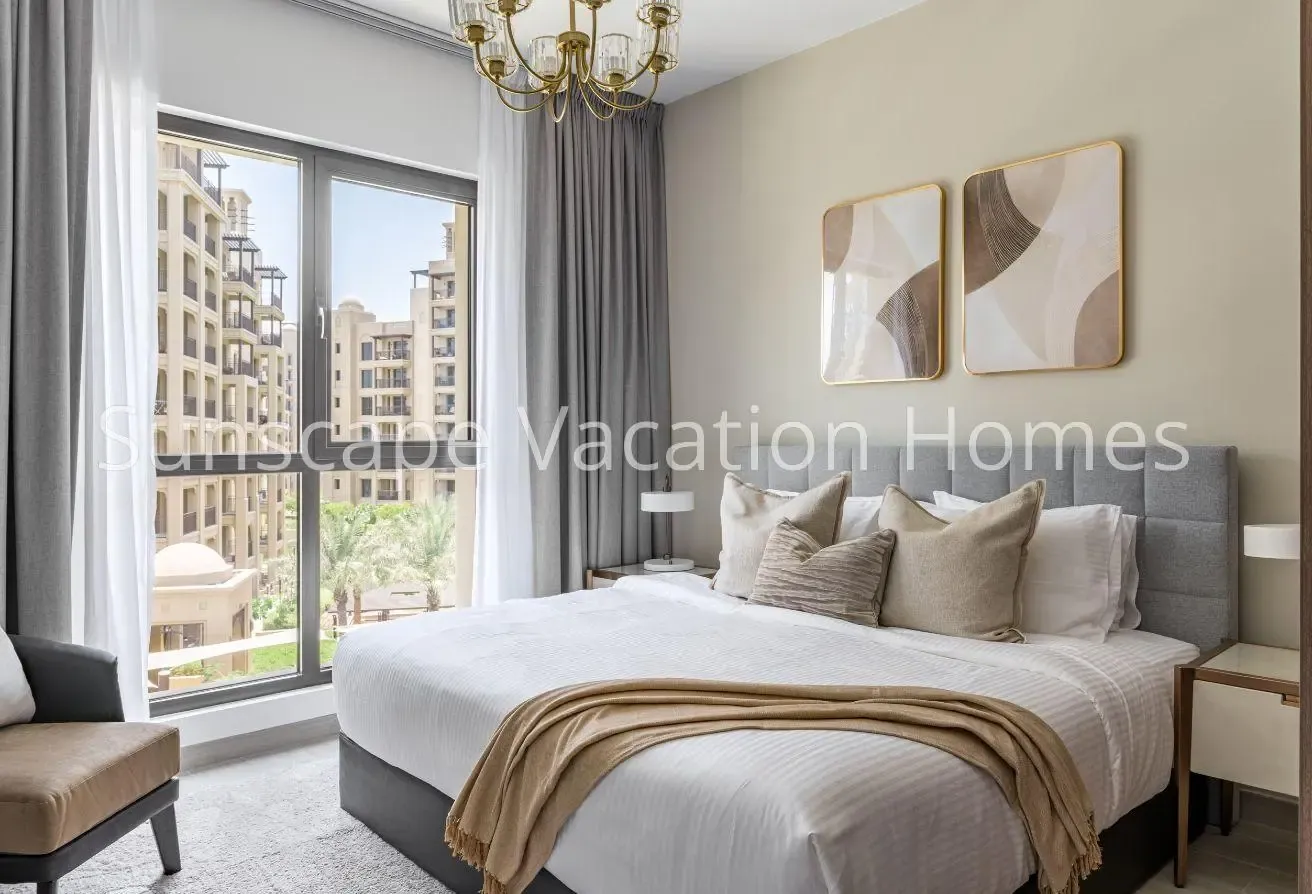 Furnished 2BR Holiday Home, MJL near Burj Al Arab
