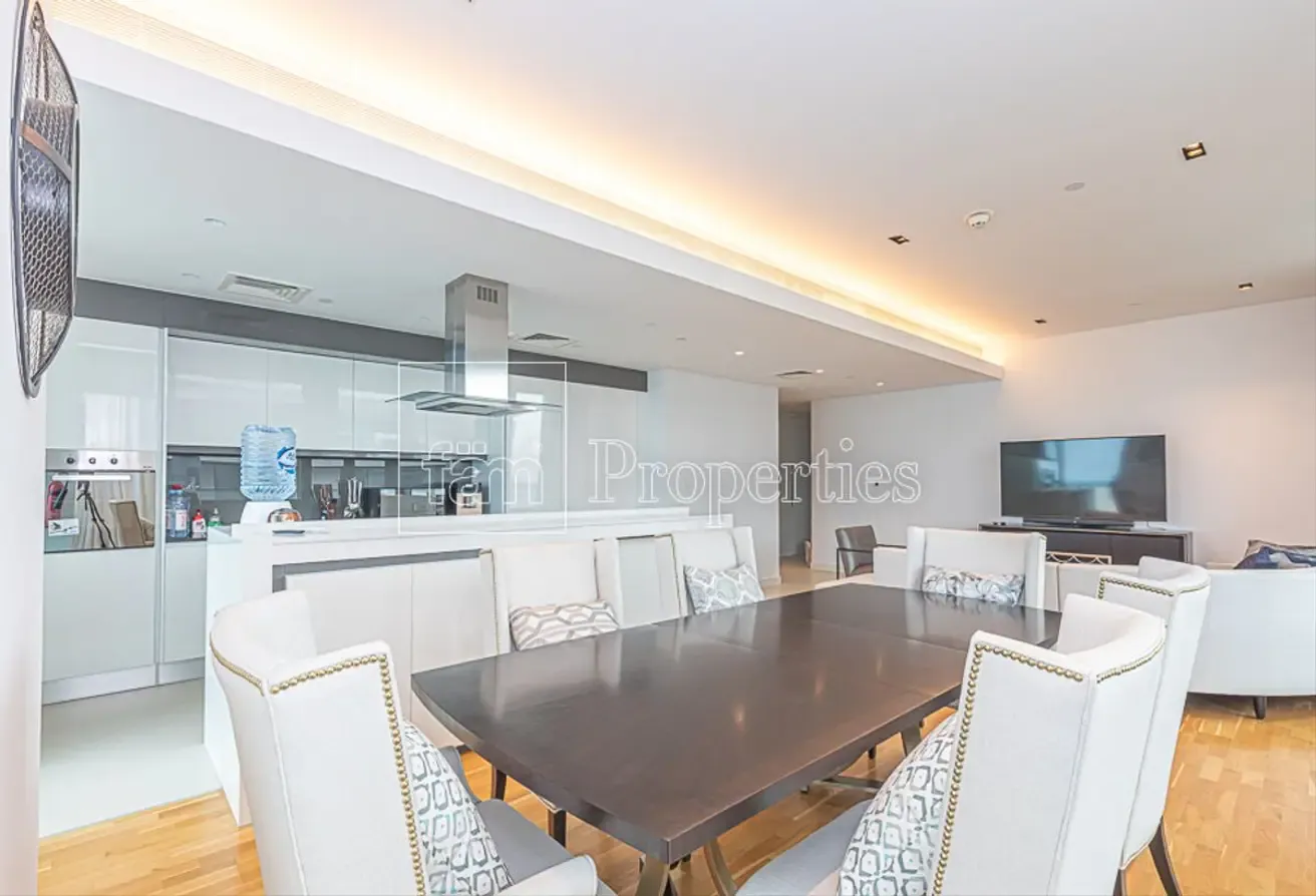 3 Bed + Maid Sea View l Furnished | Exclusive