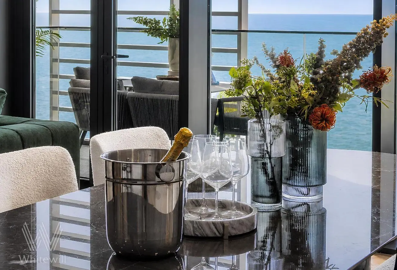Upgraded Unit with Full Sea View | 3Br+Maids