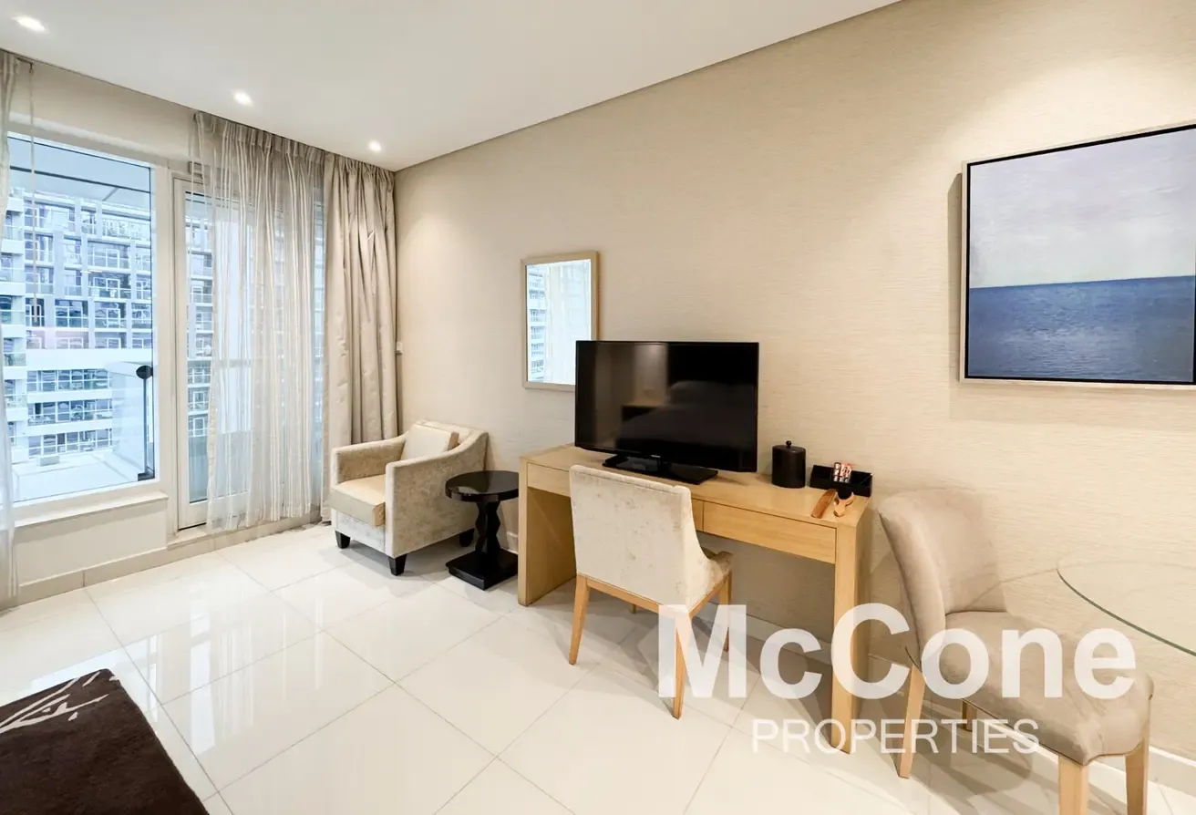 Luxury Studio | Fully Furnished | Burj View