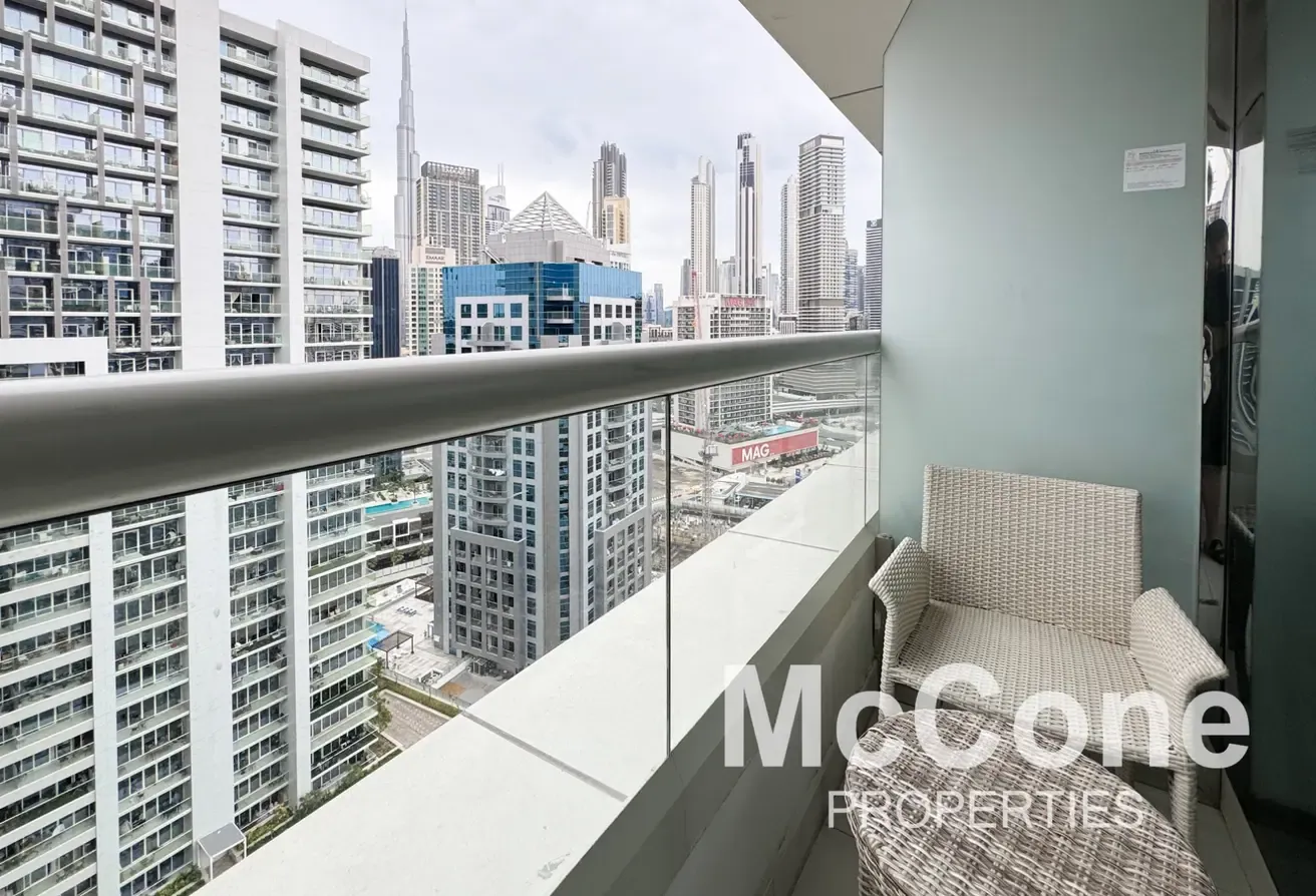 Luxury Studio | Fully Furnished | Burj View
